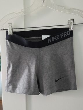 Nike Pro Women's Gray Performance Shorts